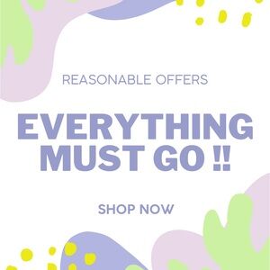 Closing out Sale!!